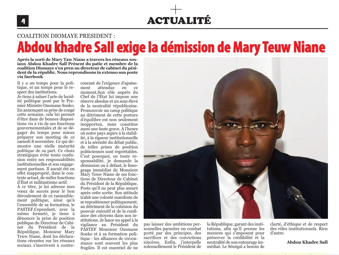 Coalition Diomaye Président